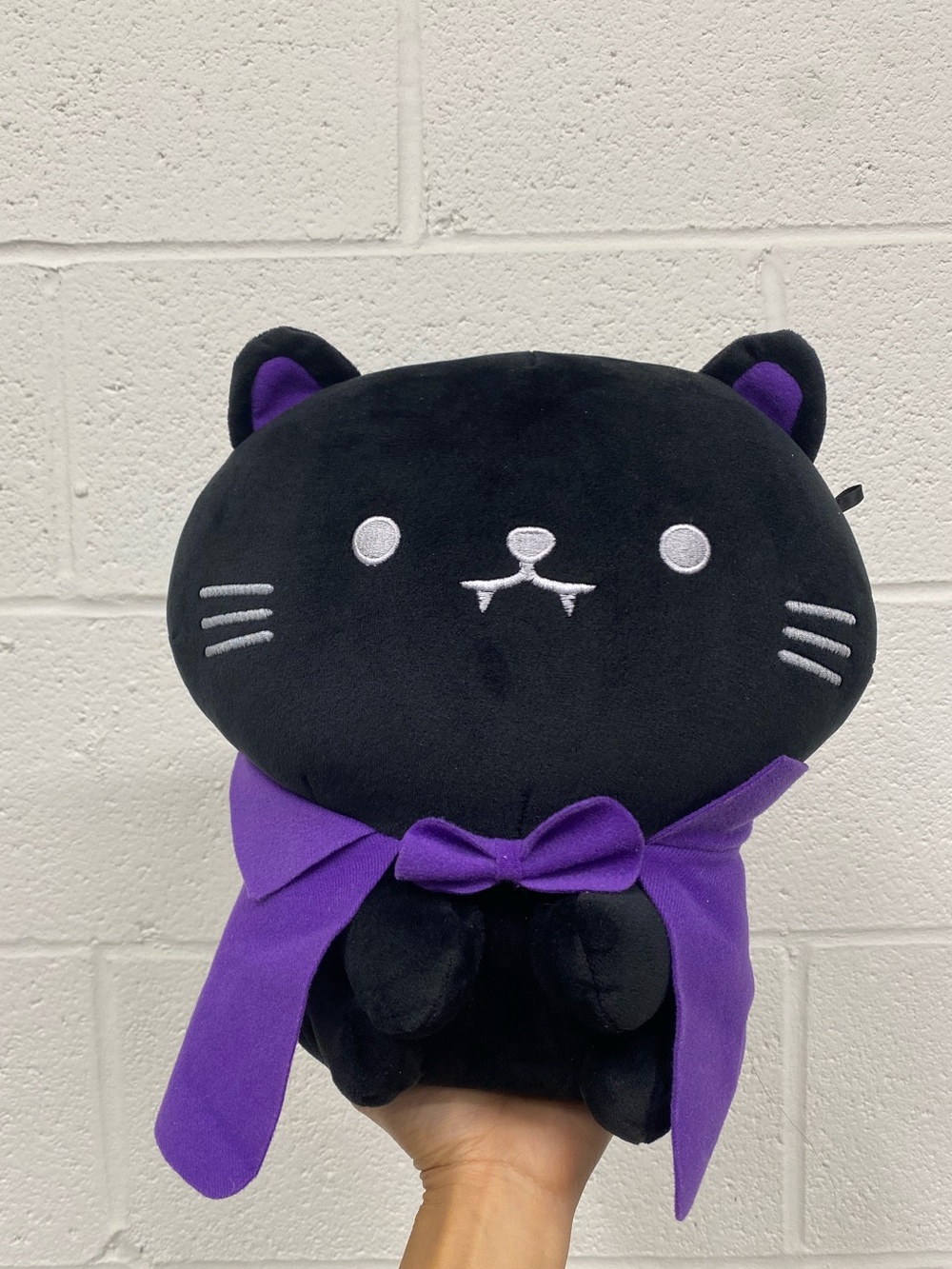 Mimicoco Vampire Smokey Black Cat Weighted Plush 12"